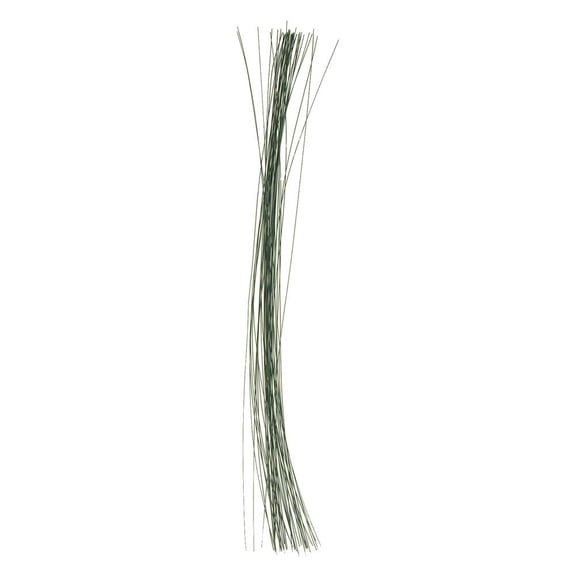 HOMEFORD Aluminum Floral Wire, 26-gauge, 18-inch, 40-count, Green