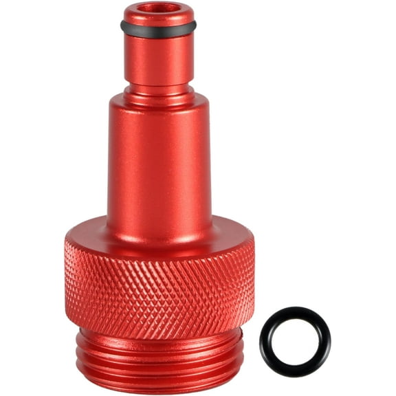 Aluminum Flush Adapter for Threaded Water Outlet Fitting Compatible with SeaDoo Replace#: 295500473