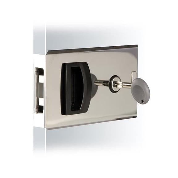 Aluminum Flush Sliding Door Latch Square
