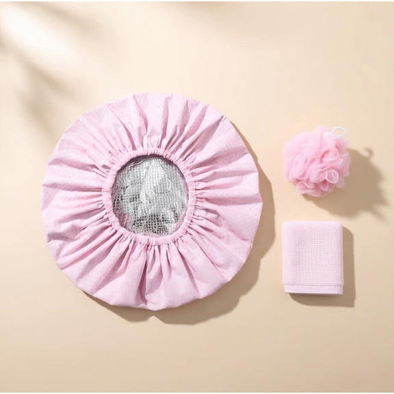 Aluminum Foil Deep Conditioning Hair Cap with Double Layer Waterproof Design for Hot Oil Treatment and Shower Protection Reusable Only the Hair Care Cap