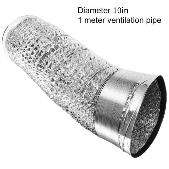 Aluminum Foil Duct Hose,Retractable Ventilation Flexible Exhaust Duct for HVAC,Dryer Systems & Air Conditioning