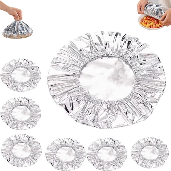 Aluminum Foil Heat Retaining Covers, Food Covers, Kitchen Fresh-Keeping Reusable Insulation Film, Heat Lock & Long-Lasting Warmth For Takeout, Home, Picnics