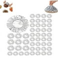 thumbnail image 1 of Aluminum Foil Insulation Cover Food Grade Thermal Kitchen Preservation 50 Count for Kitchen Supplies(White),Hulucky, 1 of 9