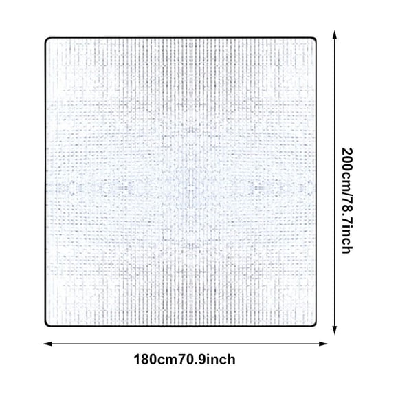 Aluminum Foil Insulation Mat for Camping, Double Sided Reflective Sleeping Mat, Ultralight Foldable Tent Mat for Beach Picnic, Heat Insulating Ground Cover Pad