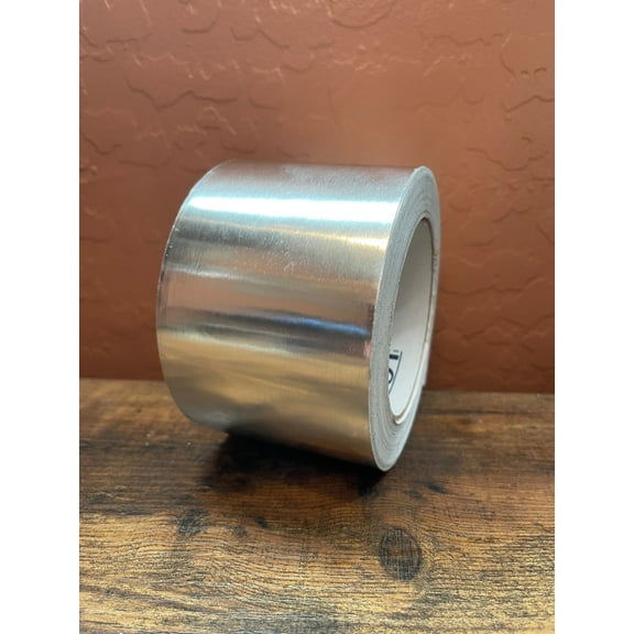 Aluminum Foil Metalized Tape Silver HVAC Ductwork Metal Duct Tape Heavy Duty 3'