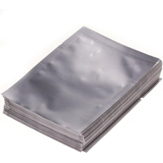 Aluminum Foil Mylar Vacuum Bags Silver Package Food Pack of 100