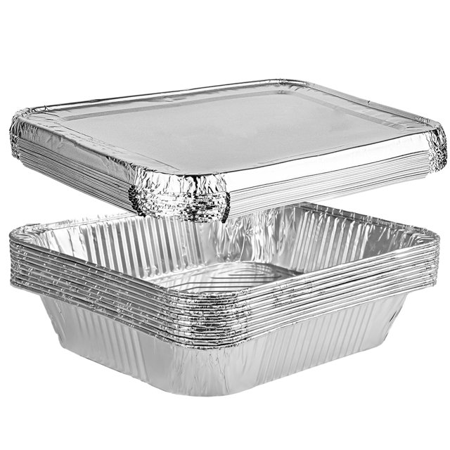 Aluminum Foil Pans with Lids FOUKUS 9x13 Disposable Foil Pans with