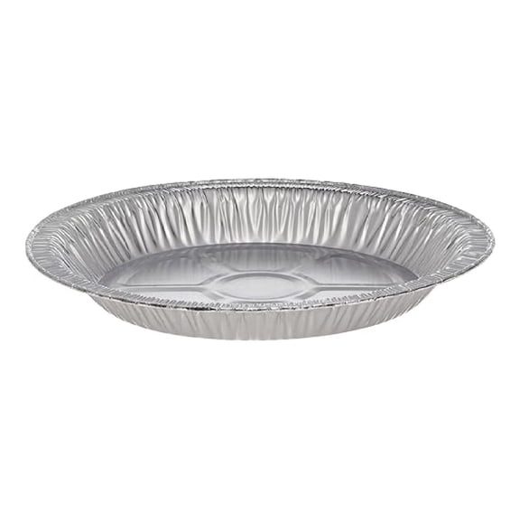 Aluminum Foil Pie Pans | Round Disposable Containers with Angled Walls for Tart Baking