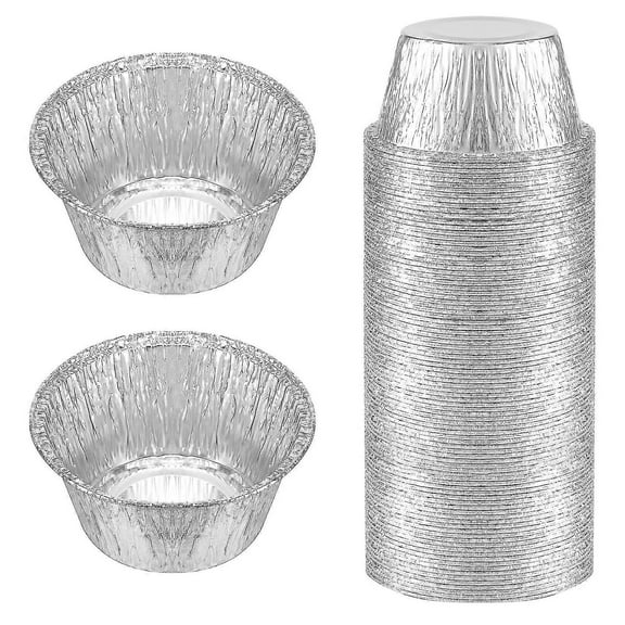 Aluminum Foil Ramekin Aluminum Foil Paper Cup 150 Pack Ramekin Disposable Aluminum Foil Baking Cup