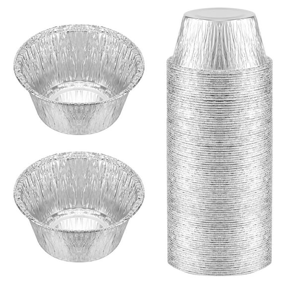 Aluminum Foil Ramekin Aluminum Foil Paper Cup 150 Pack Ramekin Disposable Aluminum Foil Baking Cup