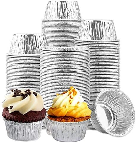 Aluminum Foil Ramekins [150 Pack] Ramekins 4 oz Aluminum Disposable ...
