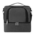 thumbnail image 1 of Aluminum Foil Storage Bags Insulating Waterproof Double Layer 9.84x9.05x6.7 Inch Large Capacity for Bento Box Lunch Box Cooler Bag, 1 of 9