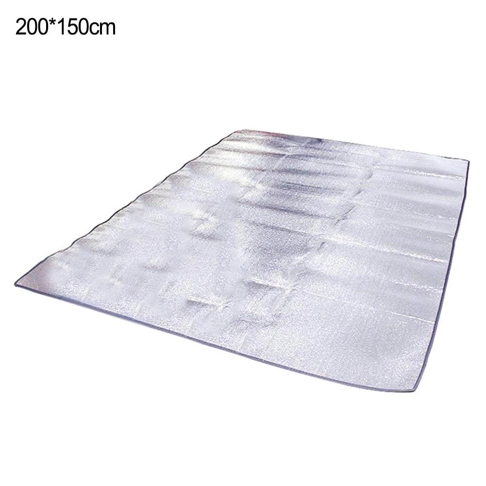 Aluminum Foil Waterproof Camping Mat Beach Picnic Blanket Tent Sleeping