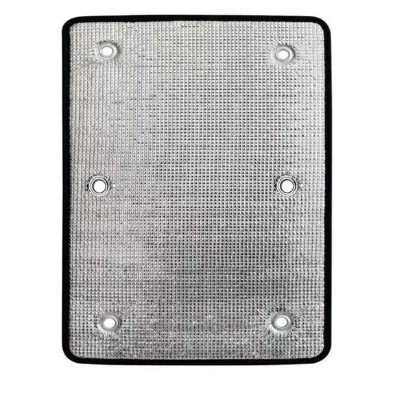 Aluminum Foil Window Insulation Film, Reusable Suction Cup Blackout Window Cover, UV Protection Privacy Sun Shade for Bedroom & Car, Heat Reflective Window Visor, 31.50 x 39.37 in
