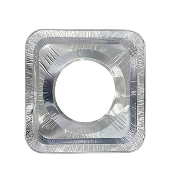 Aluminum Foils Stove Burners Cover Rounds/Square Disposables Burners Liner Rangetop Protectors Bib Liner
