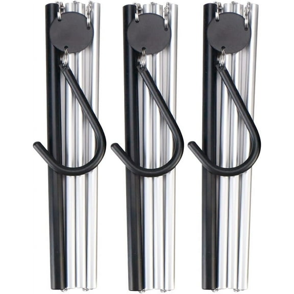 Aluminum Foldable Hangers for Travel 3 Pack, Travel Hangers Foldable for Suitcase, Light Folding Hangers, Foldable Coat Hanger, Portable Hangers, for Business Trip, Caravan, Hotel, Black