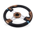 thumbnail image 1 of Aluminum Frame Ergonomic Sport Styles 13 Inch Steering Wheel Fit for Vehicle Upgrade Comfortable Grip, 1 of 8