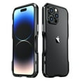 thumbnail image 1 of Aluminum Frame Metal Bumper Frame Slim Hard Case Cover for Apple iPhone 14 Pro , Metal Frame Armor Bumper, Raised Edge Protection for iPhone 14 Pro 6.1 inch 2022,Black, 1 of 6