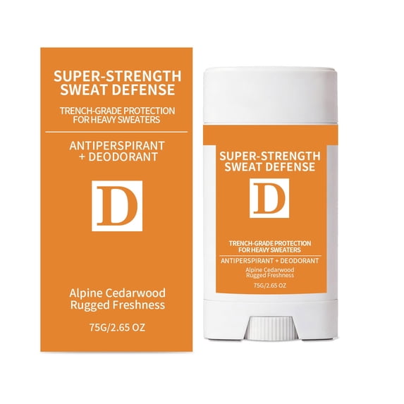 Aluminum-Free Deodorant for Men, Clear Glide, Skin-Soothing Formula 100g