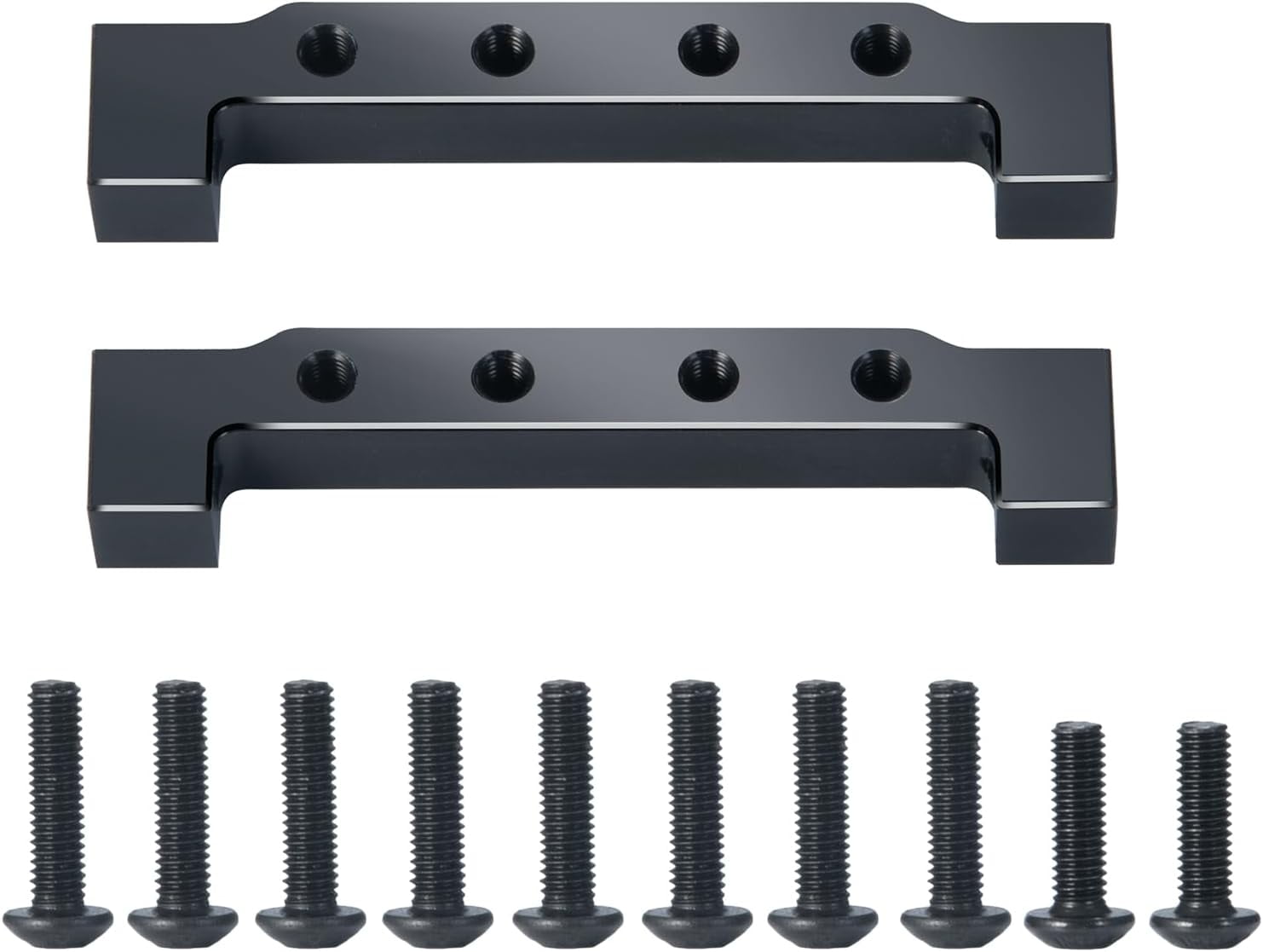 HRP Aluminum Front Servo Mount Block For Axial Wraith | Heavy Duty Upper Link Mount & Servo Bracket