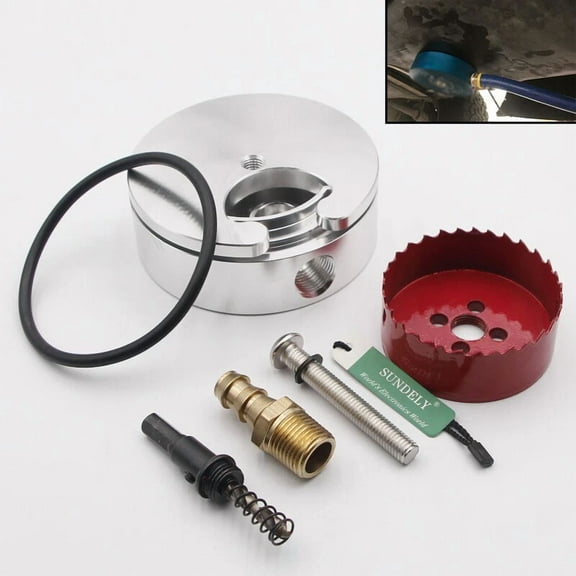 Aluminum Fuel Tank Sump Kit For Cummins Duramax Powerstroke Diesel and Gas Fuel Sump Compatible With FASS Airdog Fuelab Pump and Other Aftermarket Lift Pumps