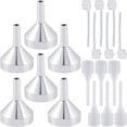 thumbnail image 1 of Aluminum Funnels Hoppers with Plastic Spring Trasfer Pipettes Platinum 32~62x16.5~25mm, 1 of 6