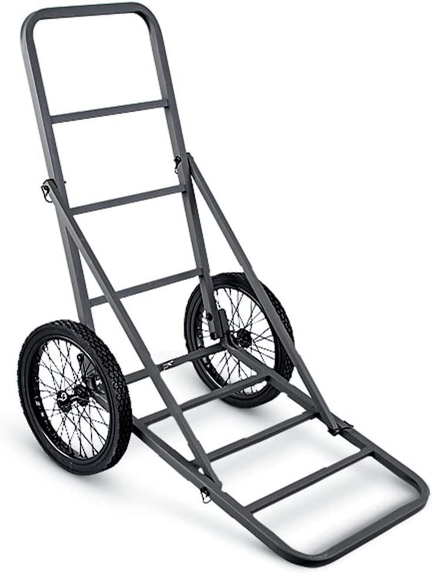 Aluminum Game Cart Deer Hauler Tree Hauling Hunting Gear Equipment with