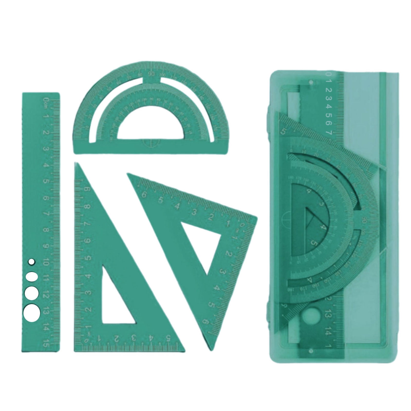 Aluminum Geometry Tool Set With Edges & Lightweight Design For Academic ...