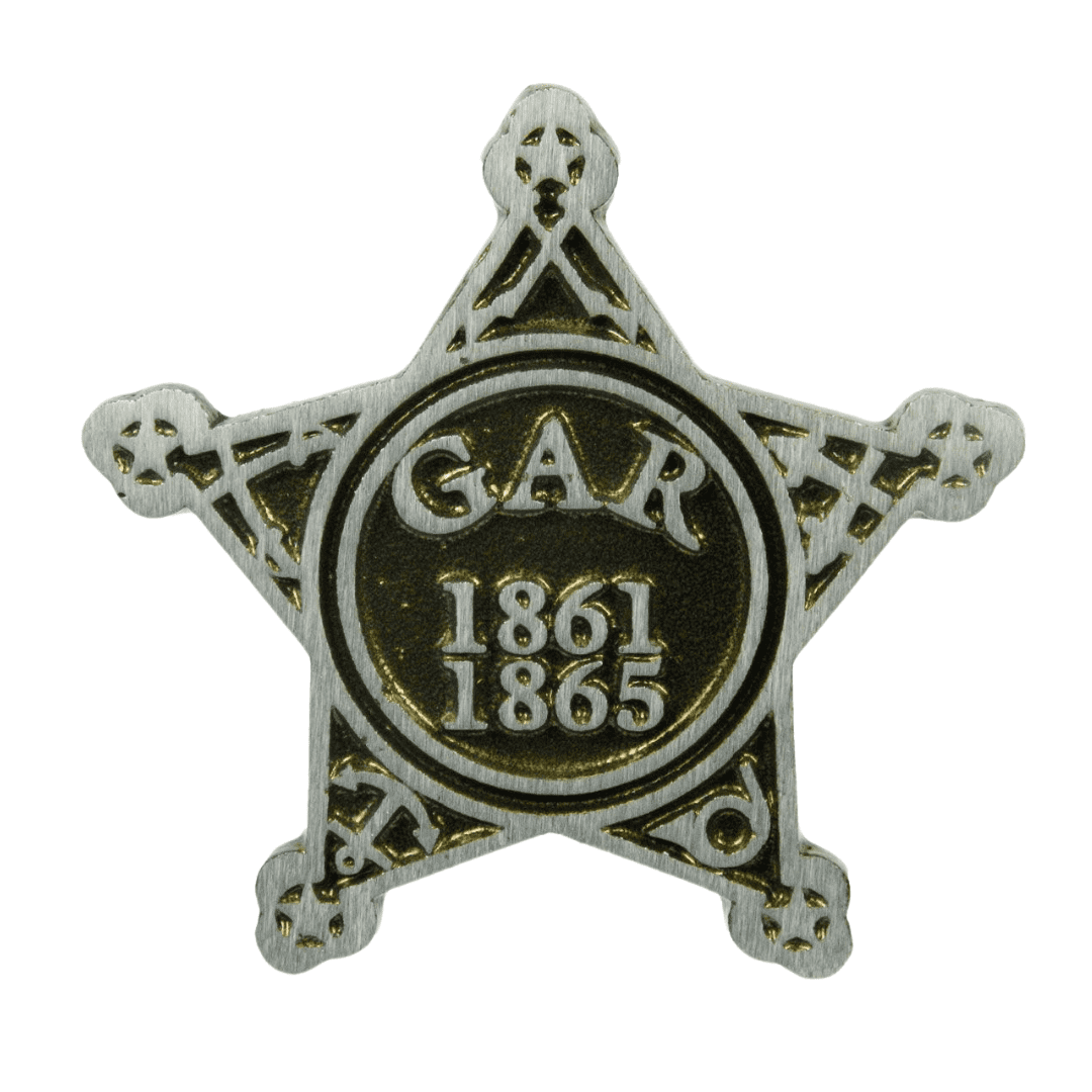 Aluminum Grave Marker G.A.R. (Union Civil War), Cemetery Memorial Flag Holder, Veteran Plaque, Made in USA