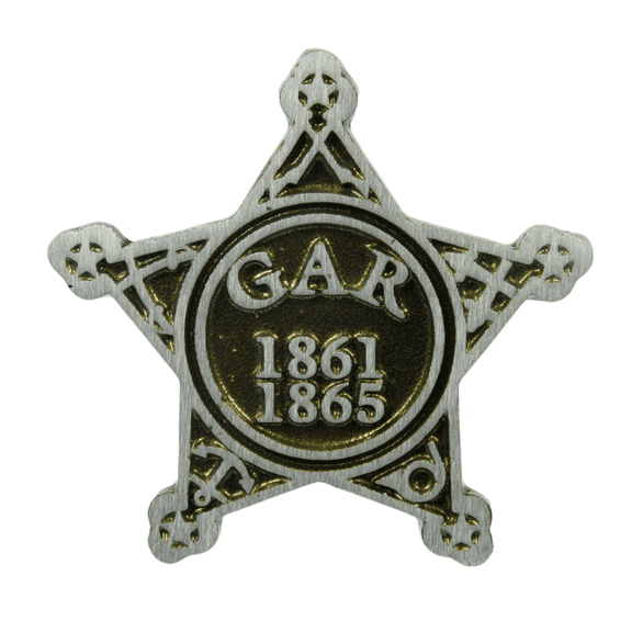 Aluminum Grave Marker G.A.R. (Union Civil War), Cemetery Memorial Flag Holder, Veteran Plaque, Made in USA