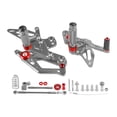 thumbnail image 1 of Aluminum Gray Rear Sets Footpegs Footrest For Honda CBR650R CB650R 2019-2023, 1 of 11
