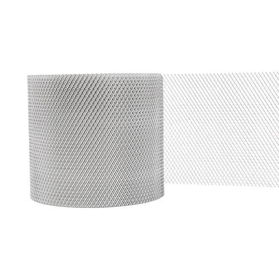 Aluminum Gutter Filter Mesh, 6in x 100ft Silver Roll, High Tensile Strength & Weather Resistant, for Home Drainage System Protection