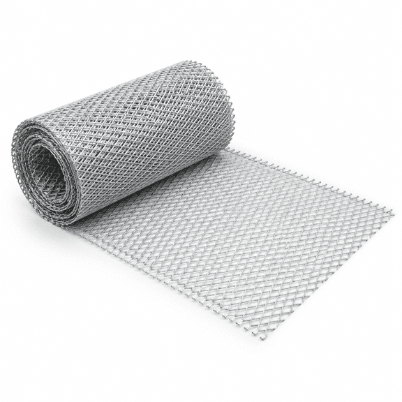 Aluminum Gutter Guard Roll, 6 Inch x 50 Feet, Leaf and Debris Protection
