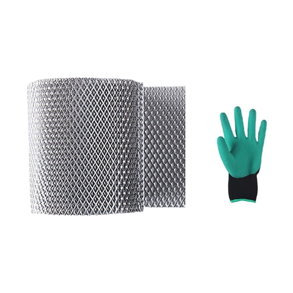 Aluminum Gutter Guard Roll 6in x 50ft Leaf Debris Protection