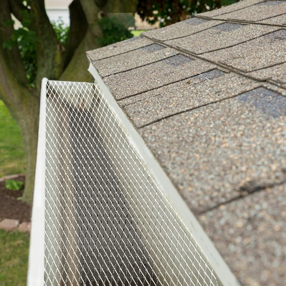 Aluminum Gutter Guard with Gloves Modern Outdoor Aluminium Silver Gutter Guard Mesh, Aluminum Gutter Guard