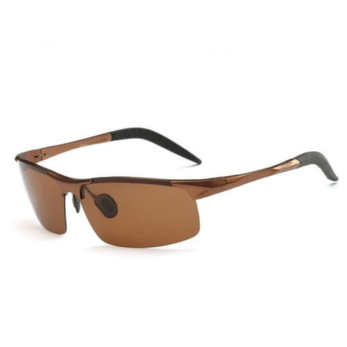 Aluminum HD Polarized Photochromic Sunglasses Men Sports Driving UV400 Glasses