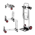 Aluminum Hand Truck 2 in 1 Folding Cart 400 lbs Capacity Heavy Duty