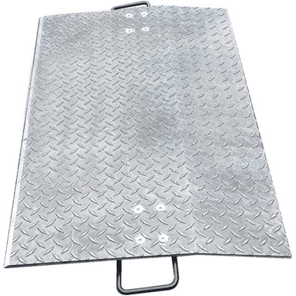 Aluminum Hand Truck Dock Plate 36"W x  36" 500 Lb. Cap To Trucks