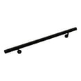 thumbnail image 1 of Aluminum Handrail Direct AHR Aluminum Wall Handrail w/ Mounts (4' Length,Black Pearl) USA Made, 1 of 5