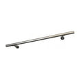 thumbnail image 1 of Aluminum Handrail Direct DHR 10' Handrail Section with Mounts - Silver - USA Made Railing, 1 of 1