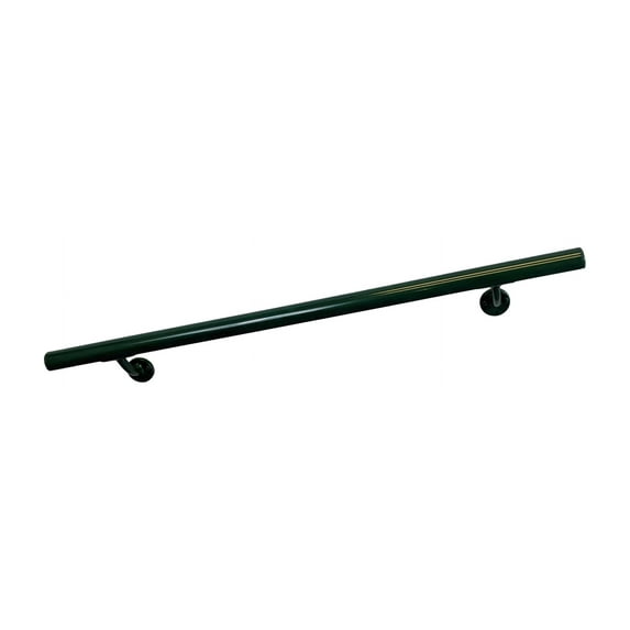 Aluminum Handrail Direct DHR 7' Handrail Section with Mounts - Evergreen - USA Made Railing