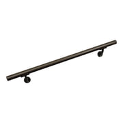 Aluminum Handrail Direct OHR Handrail Section w/ Mounts 11 Length,Bronze Sand USA Made