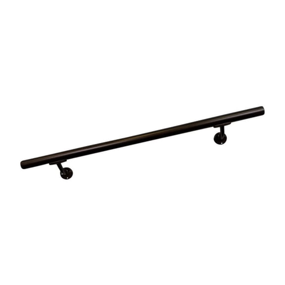 Aluminum Handrail Direct OHR Handrail Section with Mounts (4' Length,Dark Copper) USA Made