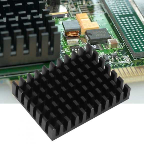 Aluminum Heat Sink 5,Pack, Durable Cooling Fin for Electronics, PCB, CPU, IC, Rust  Corrosion Resistant