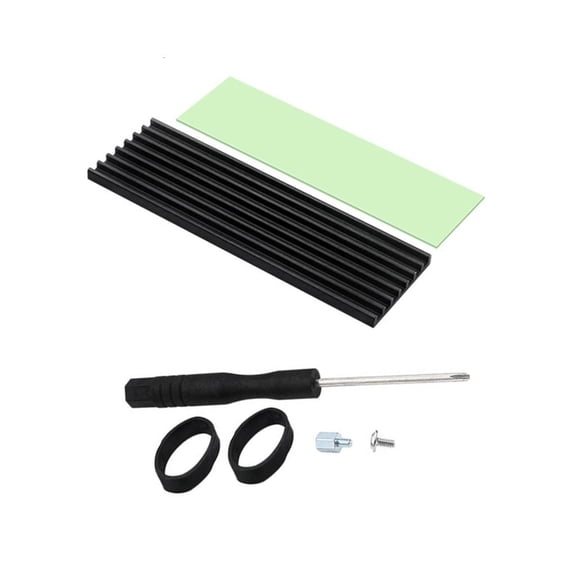Aluminum Heat Sink With Thermal Pad Effective Heat Dissipation for NVME SSD