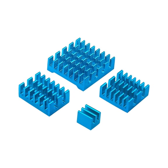 Aluminum Heat Sink with Thermal Conductive Adhesive for Raspberry pi 5 Development Board Cooling