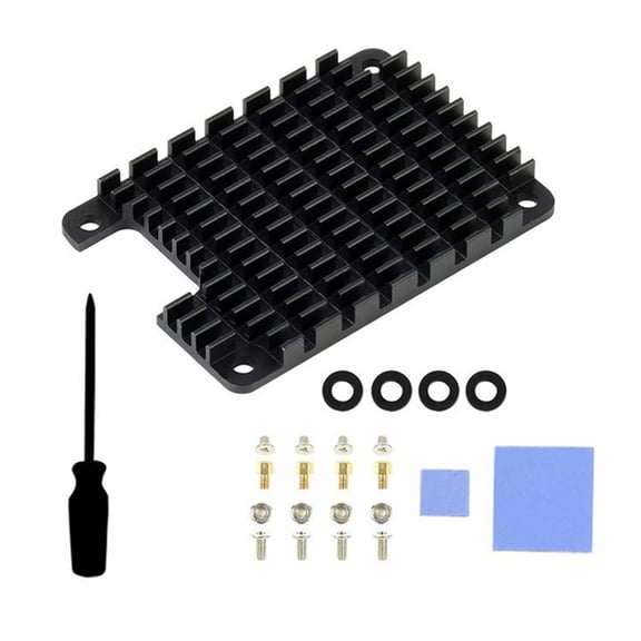 Aluminum Heatsink Efficient Heat Dissipation Tool with Heat Sink Pad Screws for Compute Module 4