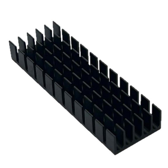 Aluminum Heatsink Radiator Heat Sink for Electronic RAM Chip LED SSD Cooling with Thermal Conductive Tape 70x22x10mm