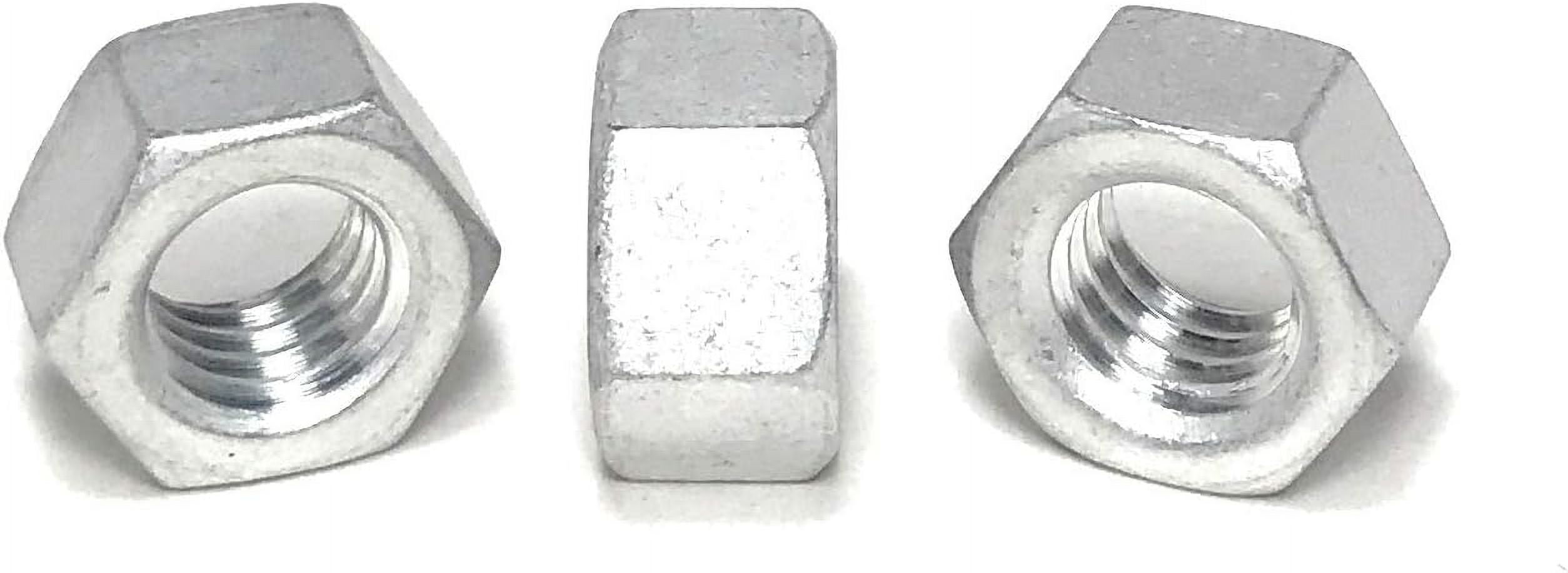 Aluminum Hex Nuts Solid Aluminum Hex Nuts (25 Pieces)