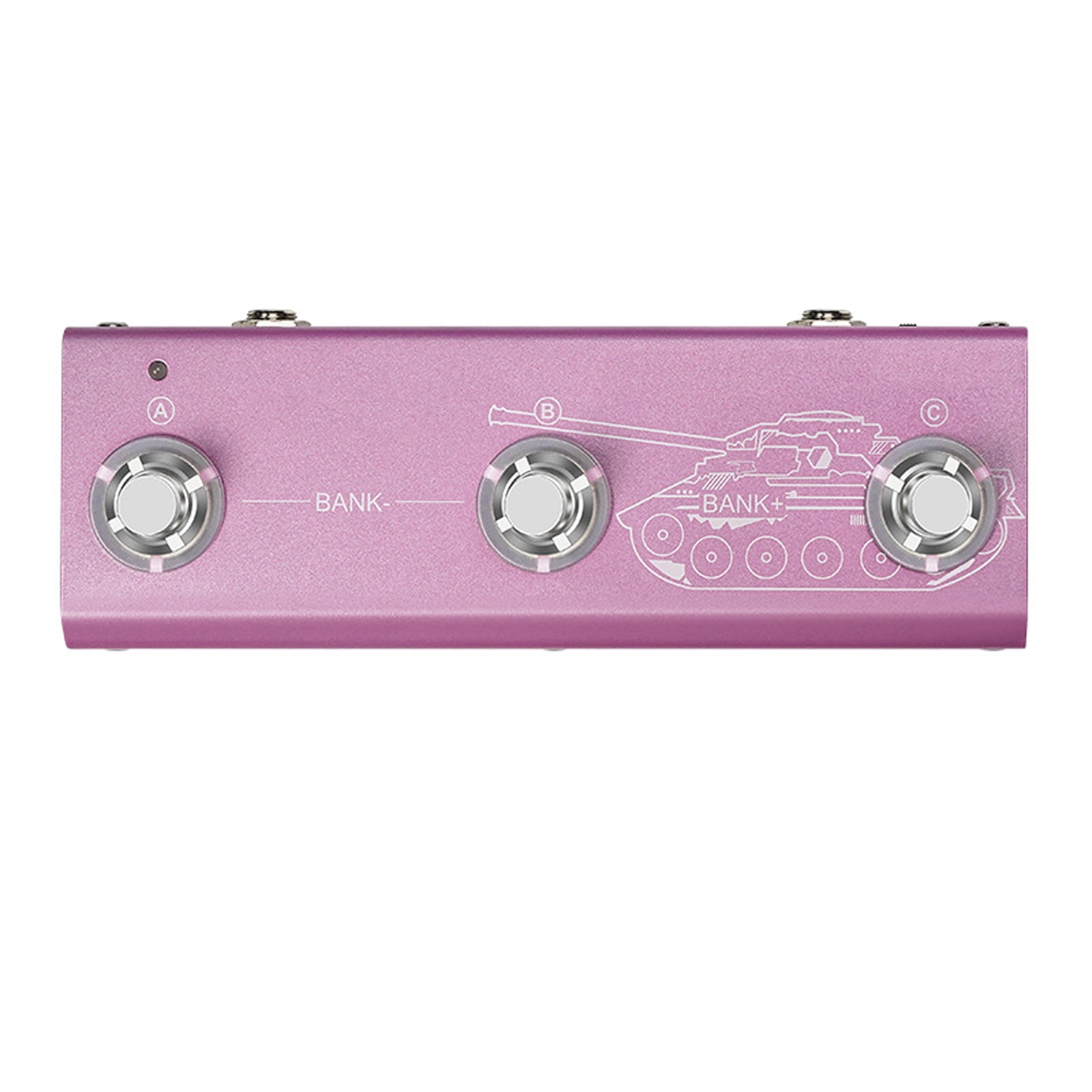 Aluminum Housing Guitar Various Effects Processor 7 Hour 1450mAh 20 Models Connectivity Practice Recording
